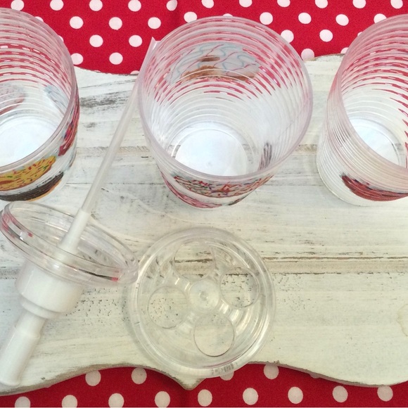 Donuts inspired soap dispenser set/Donuts toothbrush holder/drinking glass. …